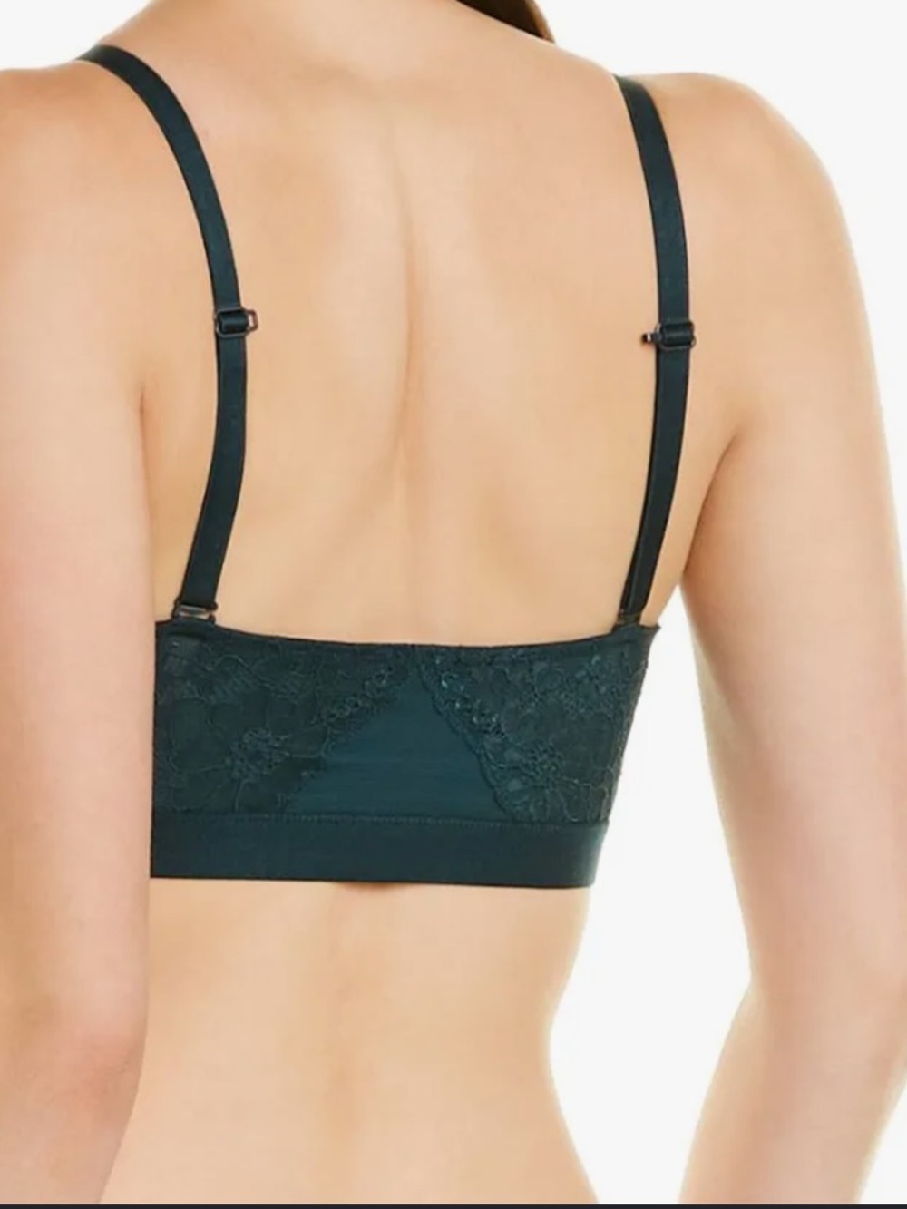 🆕Spanx Spotlight On Lace Bralette Malachite  Size L - Picture 4 of 6